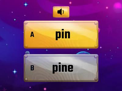 Phonics: long vowel a e i (with audio)