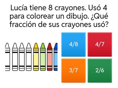 Fracciones de 4° Grado