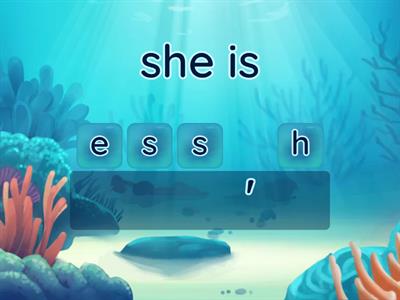 Contractions Unscramble 