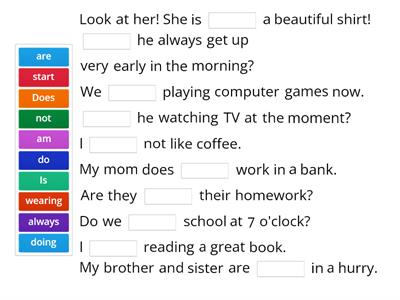 Present Simple or Present Continuous