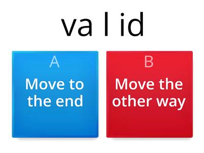  4.2 Syllable Division Rule #1 Quiz