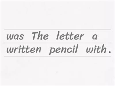 Past Simple Passive/Prepare 3