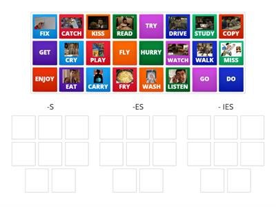 PRESENT SIMPLE (AFFIRMATIVE FORM, 3rd PERSON)