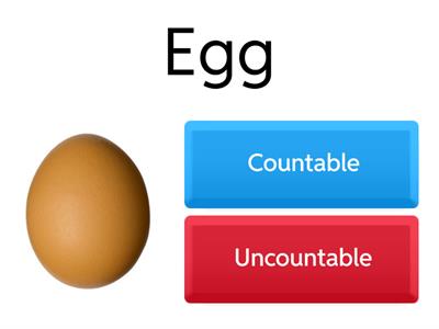 Countable and Uncountable Nouns