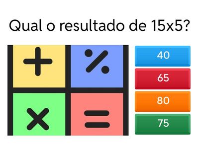 Operações  Matemáticas 5 Ano