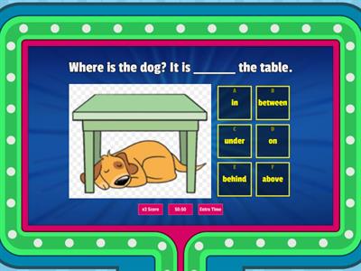 Prepositions of place