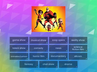 Films and TV programmes