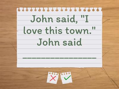 18.1 Reported speech