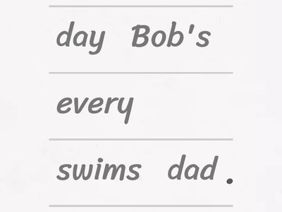 Present Simple ( word order)