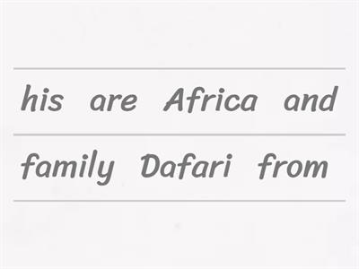 Dafari 3 кл ВБ 3 unit