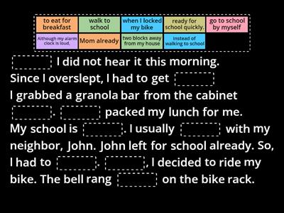 Fragments to Sentences 1