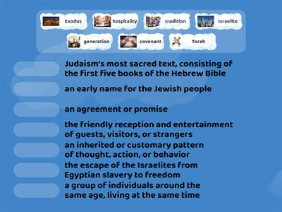 Vocabulary: Origins of Judaism