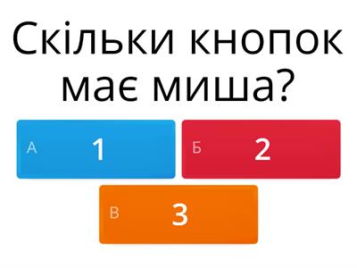 Інформатика 2 клас І семестр