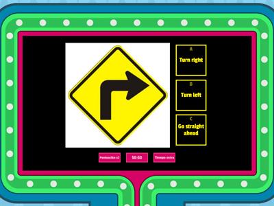 giving directions - prepositions of place