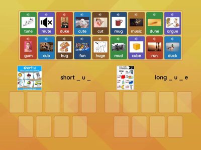 WW3 U4 P.72-73 phonics short u long u_e