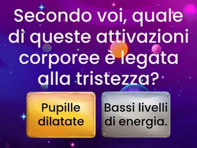 Attività corporea legata alla tristezza