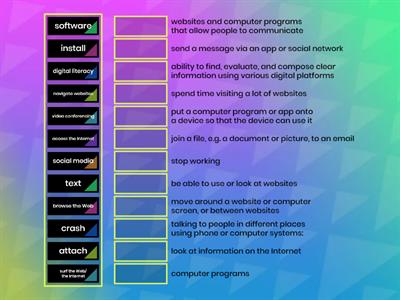 The Internet B2 vocab