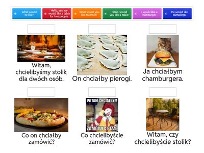 At the restaurant - dialog