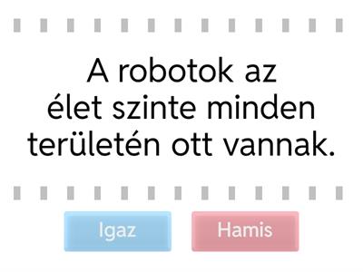 Robot tulajdonságai 