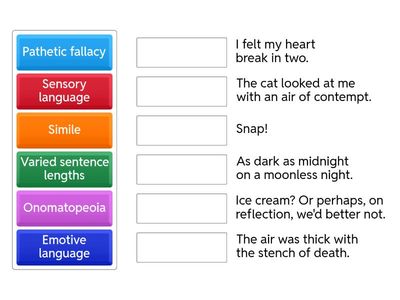 Descriptive Techniques Match Up