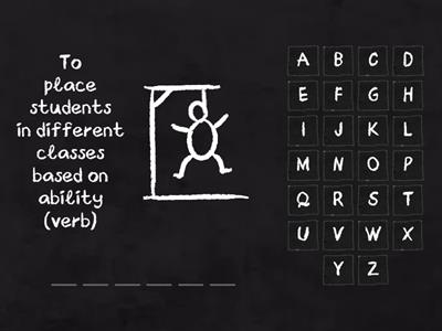 Hangman Secondary Schools