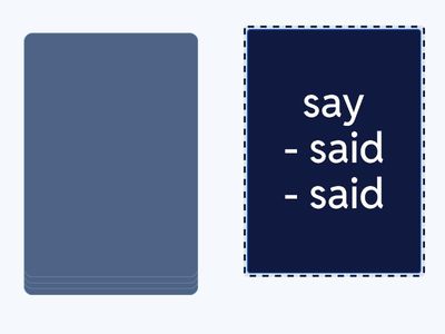 Повторяем все 3 формы c "озвучкой"