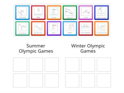 Summer and Winter Olympics sorting part 1