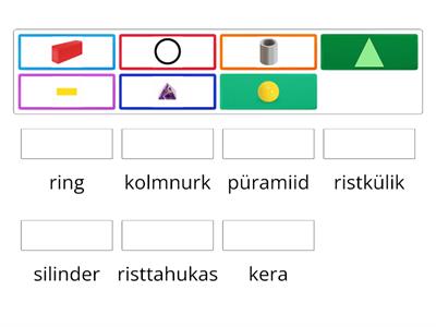 geomeetrilised kujundid 1. klass