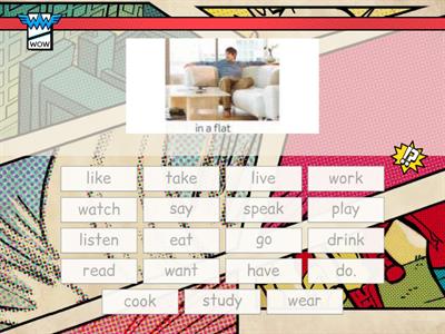 Verb Phrases - Unit 3A - English File (Elementary)