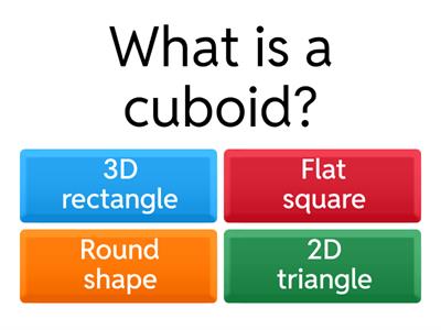 5th Grade Geometry Vocabulary Quiz