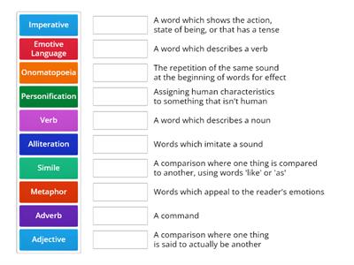 Language features match up