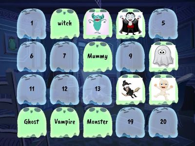  Halloween vocabulary