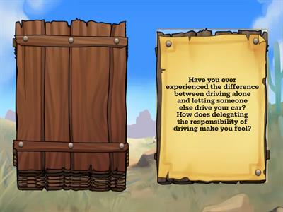 Driving (different verb patterns)