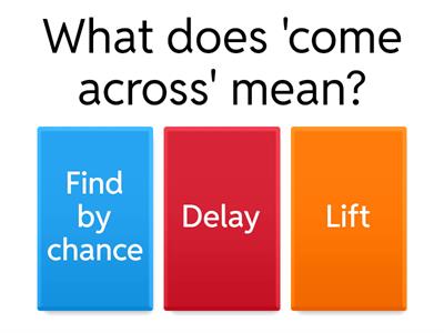 English Phrasal Verbs Quiz