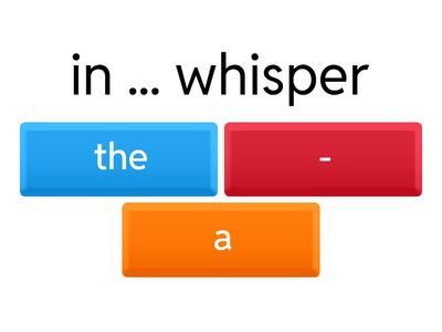 Артикль. Устойчивые выражения