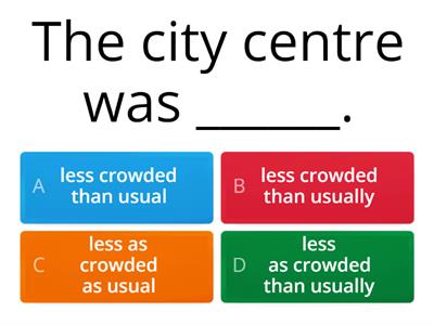 Degrees of comparison of adjectives