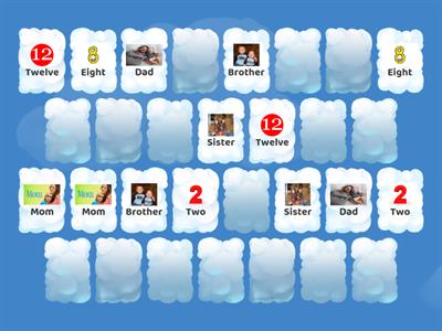 Family, colors and numbers