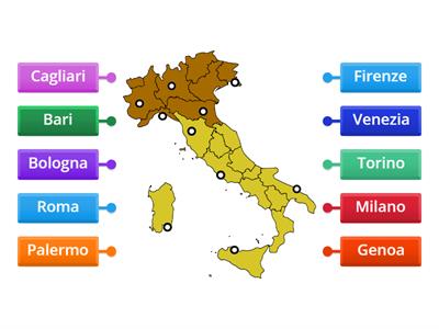 9ITA - label map of Italy