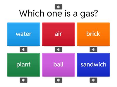 ESL  Solids, Liquids, Gas