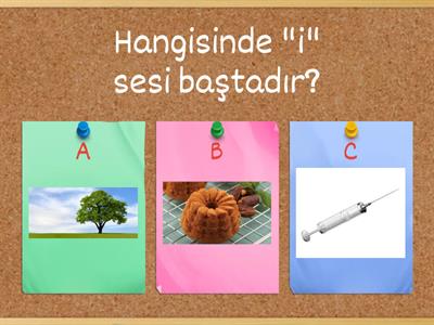 Başta Ortada Sonda İ Sesi