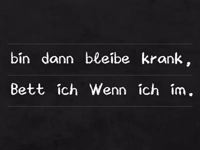 7. Klasse - "wenn - dann Sätze"