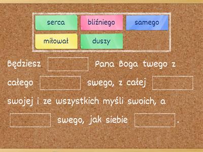 Przykazanie miłości, kl. 2