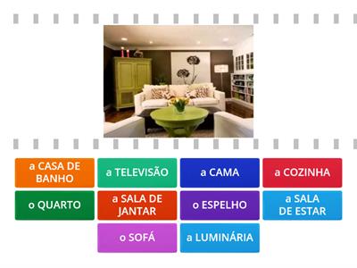 Vocabulário - Partes da casa e objetos (ptpt)