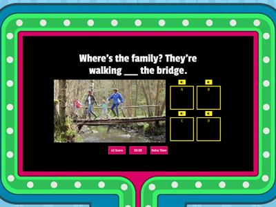 Prepositions of Motion quiz