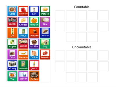 Countable and uncountable