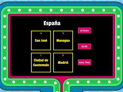 Concurso Capitales y Países Hispanohablantes