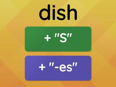 Phonics L4T1 Lesson 20 –  Final Review （Singular and Plural Nouns suffix -s and -es）