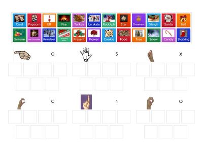 Christmas ASL Handshapes