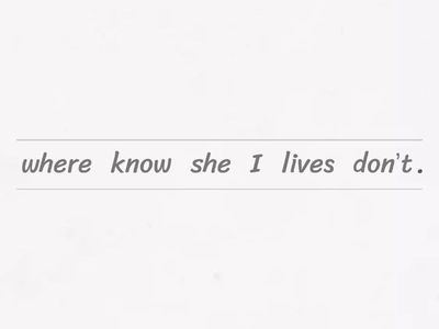 9과 간접의문문 연습