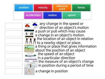 Wordwall for Unit 6, Lesson 1:  What is Motion?